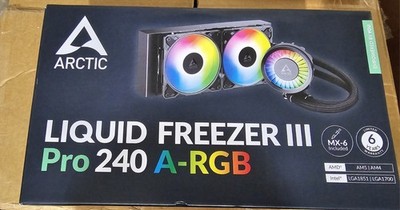 Arctic Liquid Freezer III Pro 240 A-RGB Liquid CPU Cooler 120mm Universal