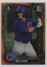 2016 Bowman Chrome Prospects Orange Shimmer Refractor DJ Wilson #BCP170 6h5
