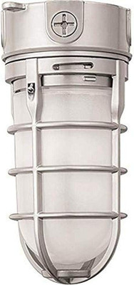 OVT LED P1 40K 120 DNA M6 Vapor Tight Ceiling Mount Outdoor Light, 4.25-Inch, Gr