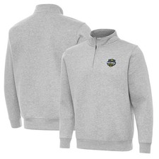 Men's Antigua Gray Michigan Wolverines 2026 NCAA Men's Basketball National