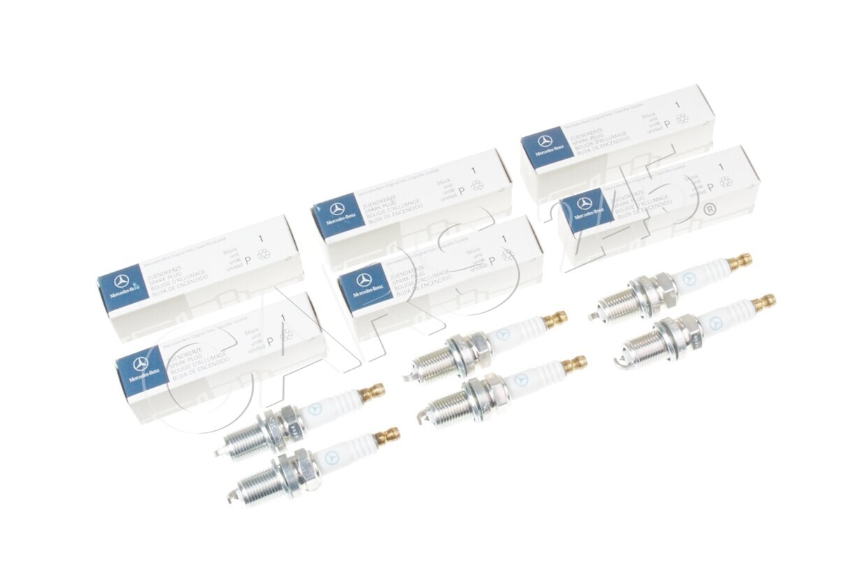Genuine Mercedes Benz Spark Plugs 6 Pcs M112 M113 Engine A0041595003