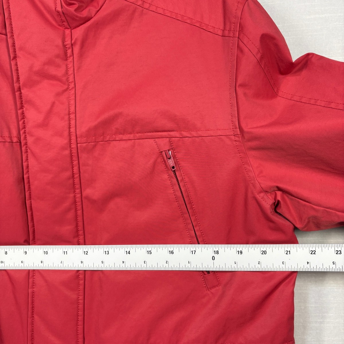 Brooks Brothers Red Fleece Jacket Men Medium Red Thermore