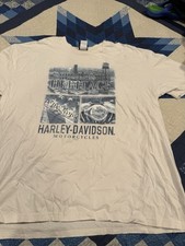 Harley Davidson T-Shirt Sz 3XL Graphic Print Both Sides Made in USA Gillette, WY