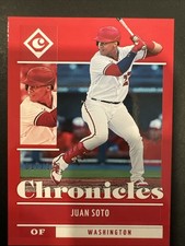 Juan Soto 2022 Panini Chronicles /100 Washington Nationals