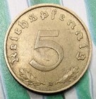 WWII Germany Third Reich 5 Reichspfennig 1938-A Berlin Coin, Combined Shipping  — photo 2