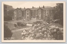 Glenridding Cumbria England Ullswater Hotel Garden Exterior View  RPPC