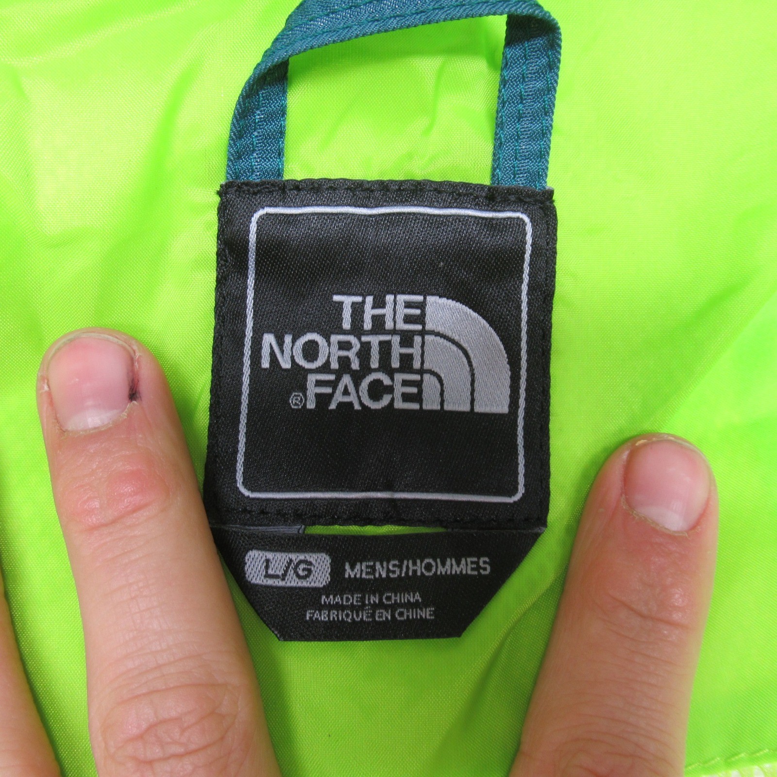 North Face Reardon Jacket Mens Large Blue Hooded Insulated Full Zip Waterproof thumbnail 4