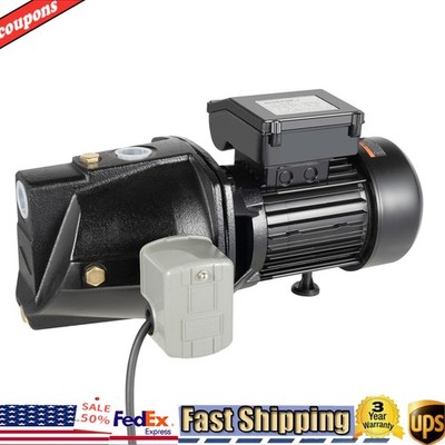 3/4HP Well Jet Pump Self-Priming Shallow Water Pump with Pressure Switch 550W
