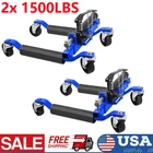 2PCS Truck Car Wheel Moving Dolly Ratchet Type Auto Tire Lift Car Dolly 1500lbs