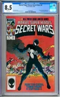Secret Wars 8 CGC Graded 8.5 VF+ Black Costume Spider-Man Marvel Comics 1984