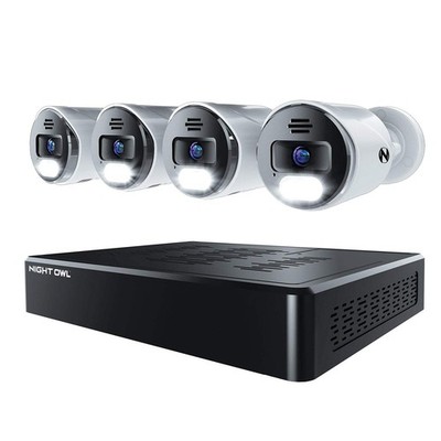 Power over Ethernet 12 Channel NVR Security System with 2TB Hard Drive and 4 Wir