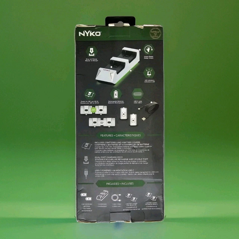 Nyko Charge Base for Xbox One & Xbox Series X - White 86301 Unused - Image 2 of 3