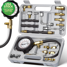 Fuel Pressure Tester Kit 0-140 PSI Adapters for Cars Trucks Atvs 21PCS