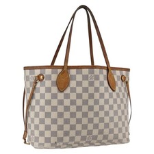 Borsa tote Louis Vuitton Damier Azur mai completa PM N41362 LV originale ka1836