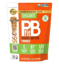 Organic PB Fit Peanut Butter Powder 30 OZ, 1.88 Pound (Pack of 1)