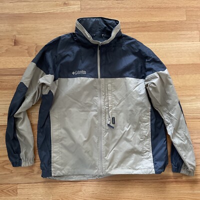 Columbia Vintage Jacket Men's L / XL Navy Beige Packable