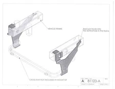 SNOWBEAR FIRST TRAX  K2 Snow Plow Mount Kit Ford Ranger 11-12 61123 81123 397061