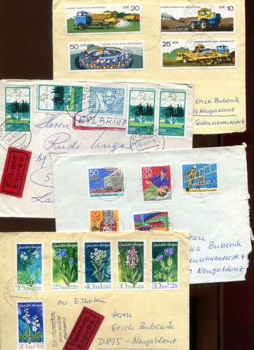   DDR - 20 Belege um 1977, viele Einschreiben  ( 28672 ) - Bild 1 von 5