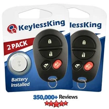 Replacement for GQ43VT20T Keyless Entry Remote Car Key Fob Control 4b Van Pair