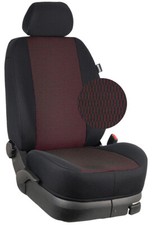 MCC Smart Forfour (Typ W454) Maß Sitzbezüge Komplettset: Atlanta-rot/schwarz