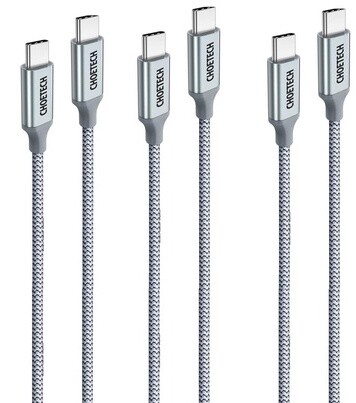 6ft USB C to USB C Cable 100W Fast Charging Cable Nylon Braided by CHOETECH - Picture 2 of 31