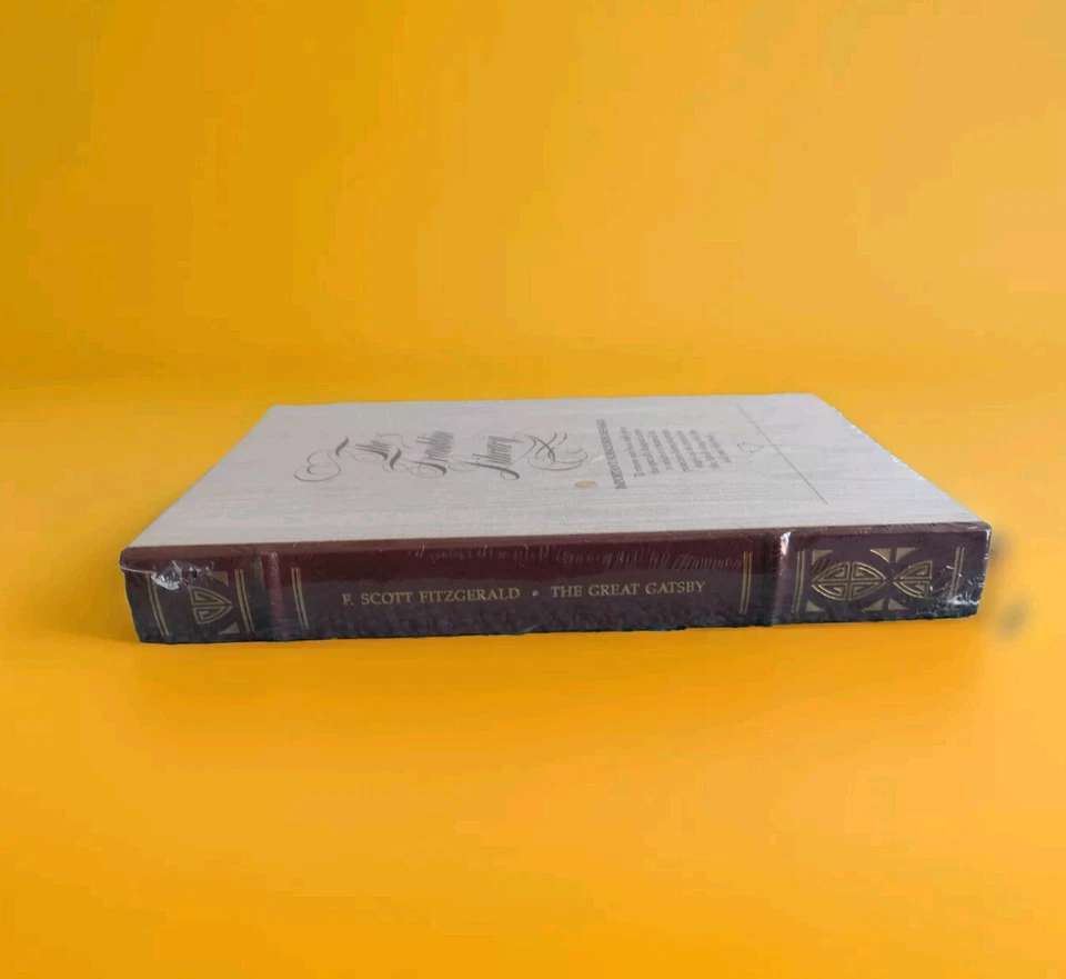 The Great Gatsby F Fitzgerald Special Edition 1982 Franklin Library Oxford Press - Image 2 of 4