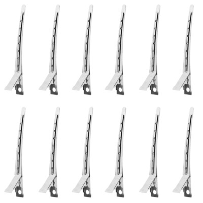 10 Stück Haarspangen Alligator-Clips – Metall, 9,5 Cm, Für Salon, Friseur & Styling