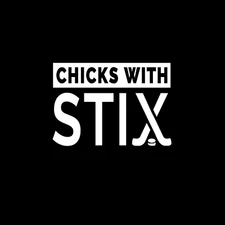 CHICKS WITH STIX VINYL DECAL PERMANENT WINDOWS CARS TRUCKS SPORTS CUTE AWARENESS