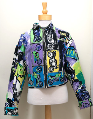 Gianni Versace Vintage Moto Jacket 90's RARE Perfect Condition - Extraordinary