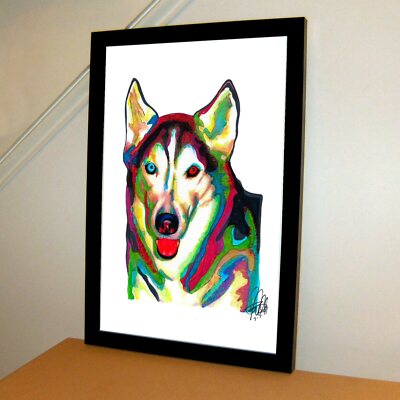 Siberian Husky Alaska Sled Dog Pet Poster Print Wall Art 11x17