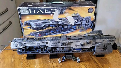Halo Mega Bloks Forward Unto Dawn Set 97117 Complete w/ All Figures Box  Manual 65541971172|