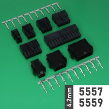 5557/5559 4.2mm Plug+Socket+Crimps 2-24p Connector W2W(Molex Mini-Fit Jr. Style)