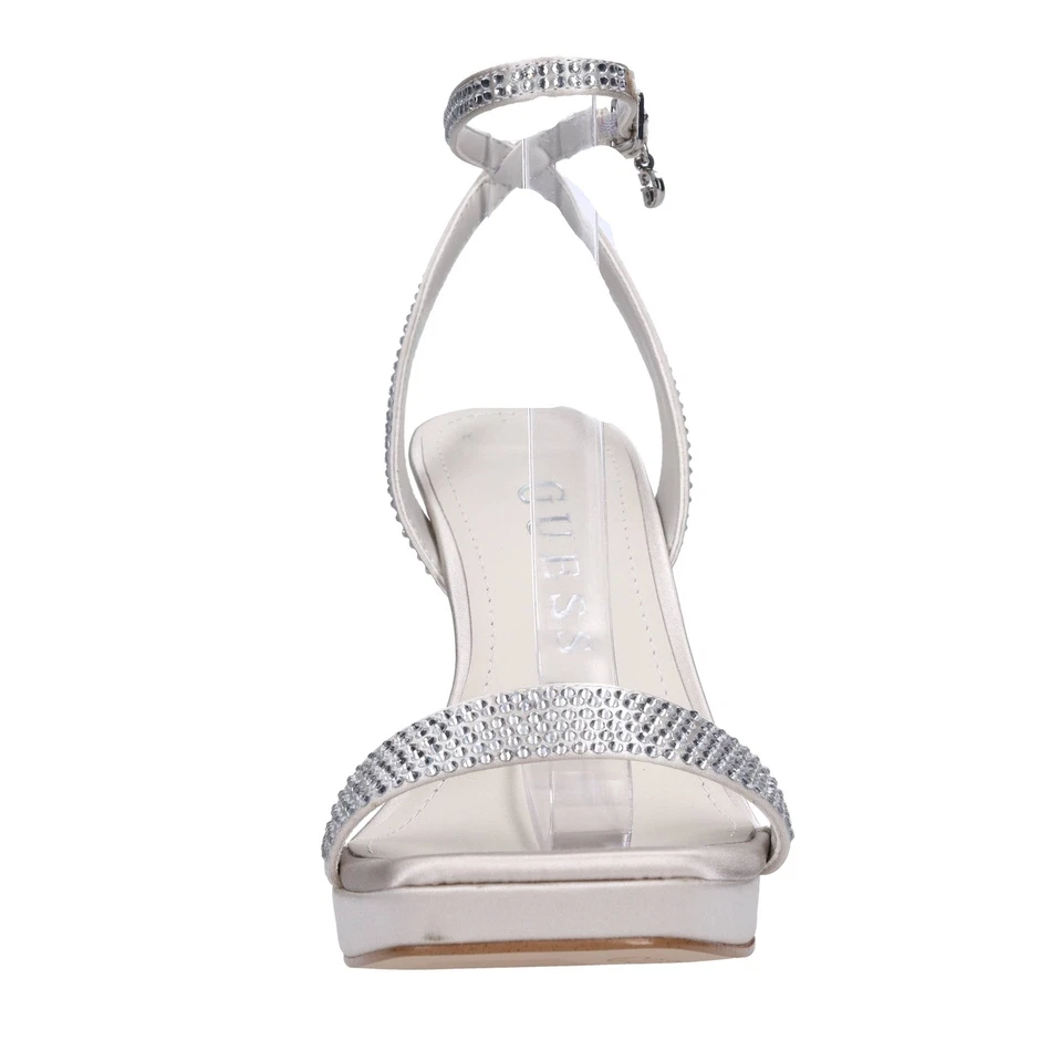 FLJZACSAT03 Sandali GUESS Donna Argento Amu028_gues - Immagine 4 di 4