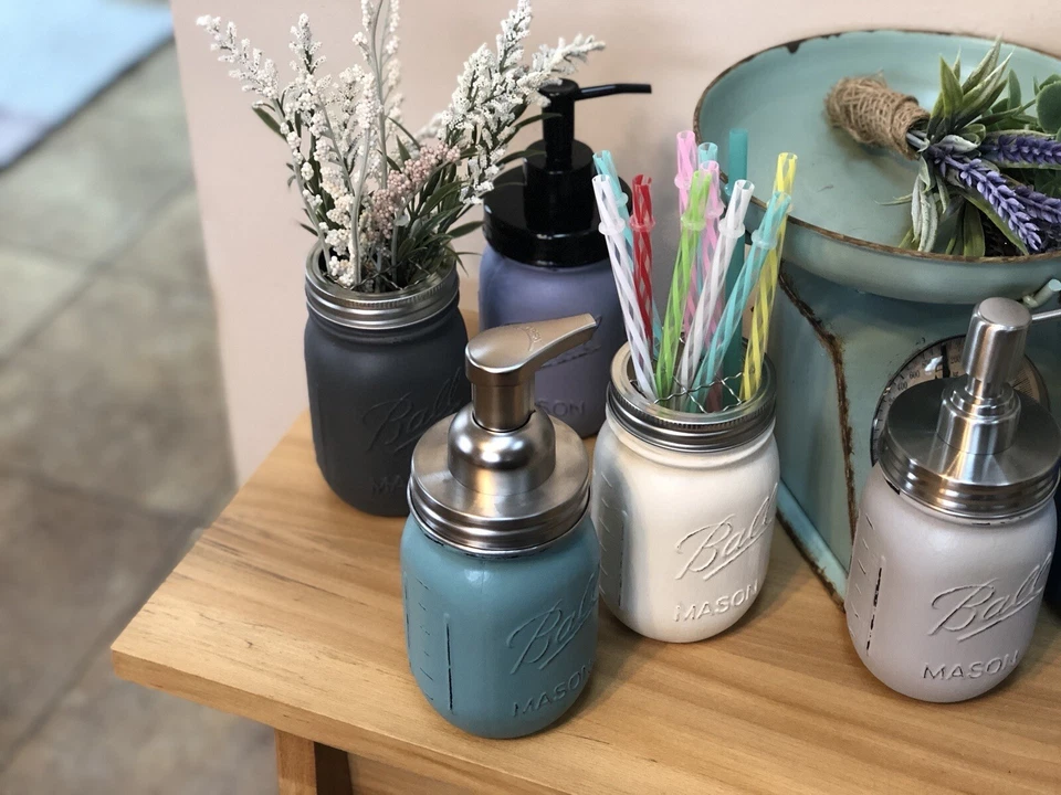 dispensador de jabón tarro de albañil Foto 2 de 4