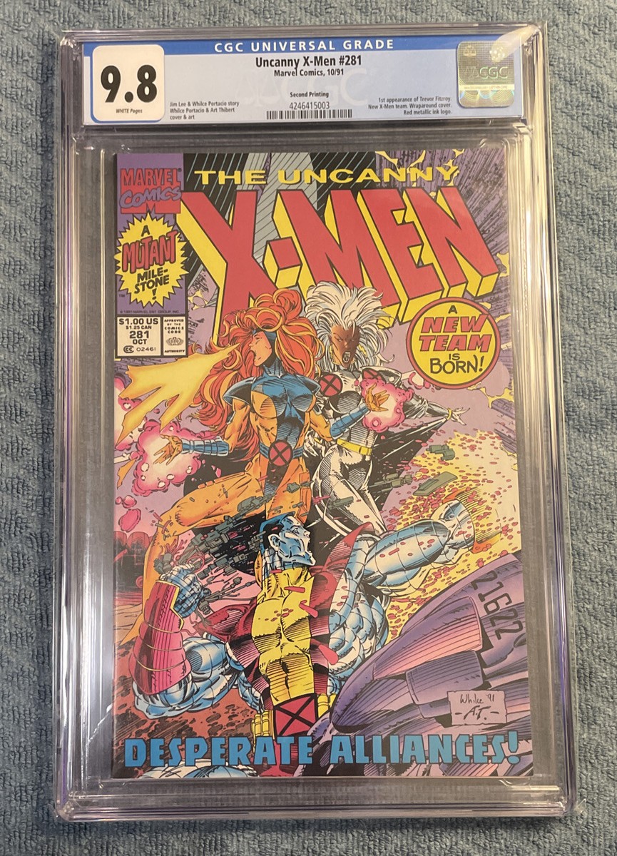 CGC 9.8 Uncanny X-MEN #281 Marvel Comics 10/91 White Pages Second  