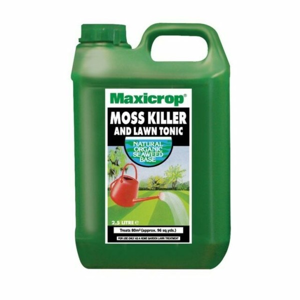 Maxicrop PMKLT4TL Moss Killer and Lawn Tonic 2.5L Green for sale