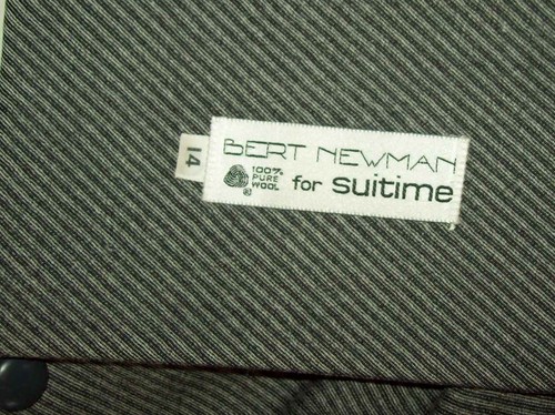BERT NEWMAN For Suitime Blazer Size 14 Vintage Jacket Wool coat lined Career - Picture 5 of 8