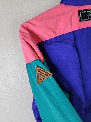 Vintage Retro Cannondale All Terrain Wear Jacket Purple Medium
