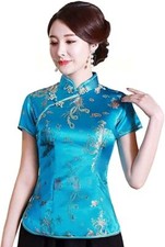 Womens Tang Chinese Style Blouse Cheongsam Tr...