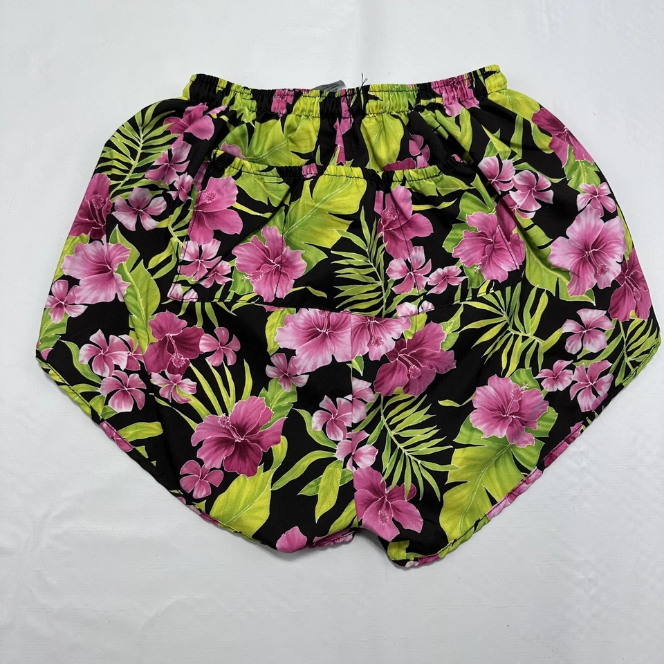 Vintage Floral Lined High Cut Shorts Women’s Size S Soark Split Side Pockets - Image 3 of 4