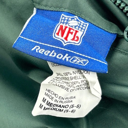 Age 5-6 Green Bay Packers Reebok Nfl Bomber Jacket - Medium Green Nylon - Picture 3 of 8