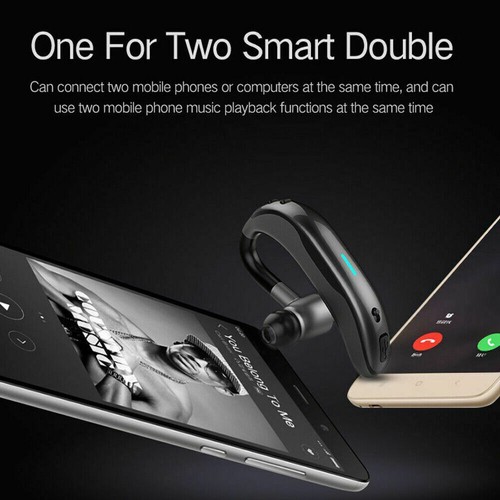 Bluetooth Earpiece Wireless Stereo Earbud Headphone with Mic for Cell Phones - Picture 4 of 8