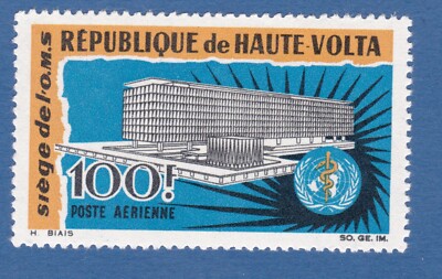 Alto Volta 1966 Airmail Airmail Who Geneva Geneva Health Health MNH**og