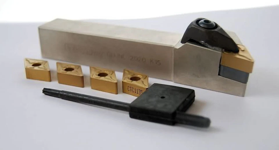 Rigid Clamp Glanze GDJNL Industrial Lathe Turning Tool with 5 Inserts 25mm Shank