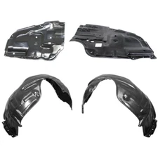 Fender Liner & Lower Engine Under Cover Set w/ Clips For 2005-2010 Toyota Avalon