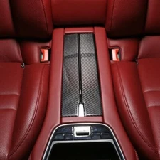 Real Carbon Fiber Rear Storage Panel Cover Fit For Porsche Panamera 971 2017-21