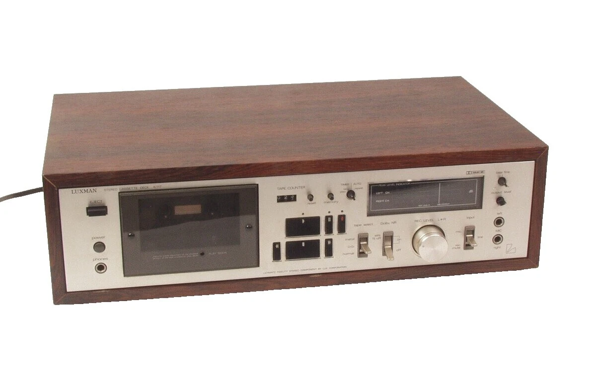 Luxman Gravadores de Fita Cassete-Antigos