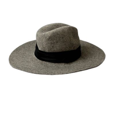 Banana Republic Felt Fedora Hat 100% Wool Grey Size S/M Banana Republic Felt Fedora Hat 100% Wool Grey Size S/M | eBay main image 3