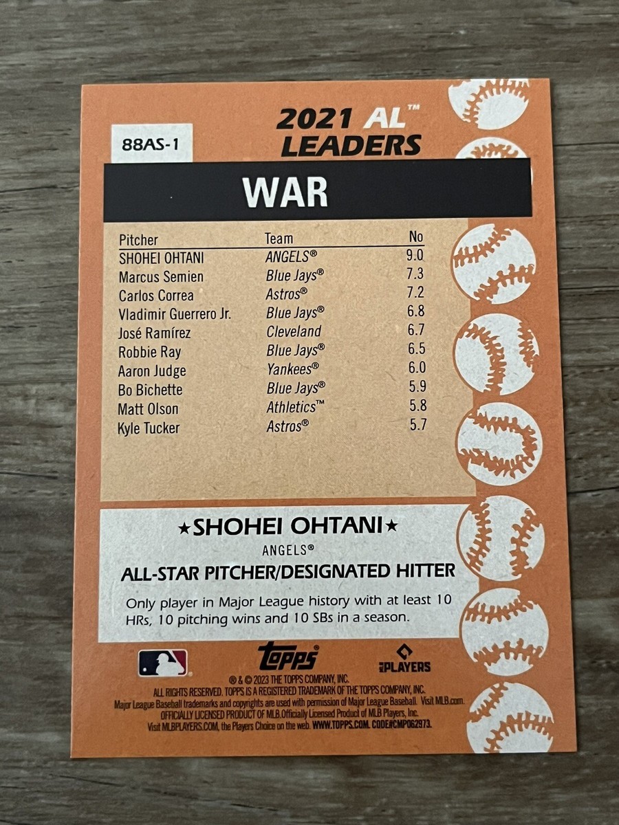 2023 Topps 35th Anniversary All Star American League Shohei Ohtani