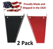 Wrench Organizer Storage Rack Tray Sorter Tool Box 16 Wrench Holder 2 Pack 